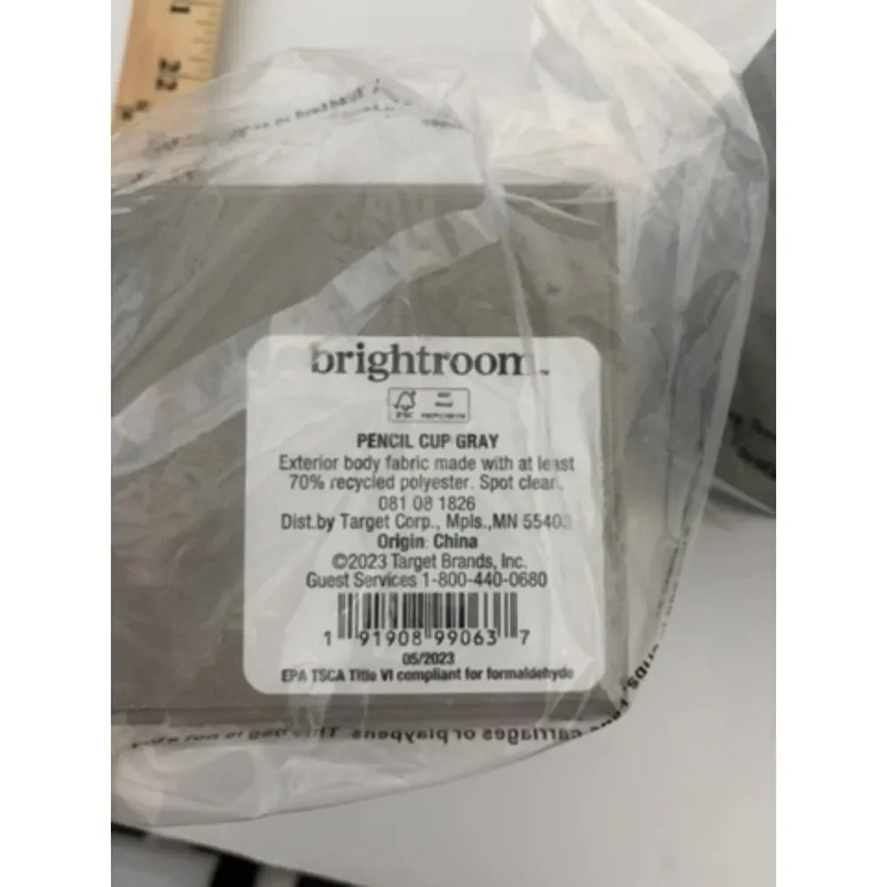 2 brightroom Pencil cup gray 4x4